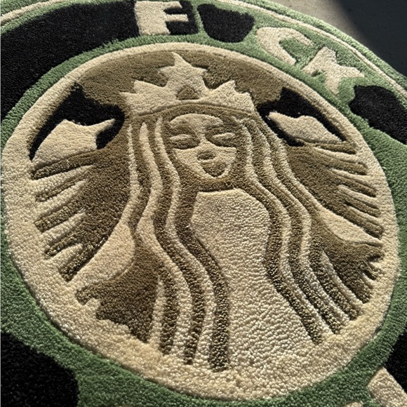 Starbucks F*CK OFF Rug - Picture 4 of 5
